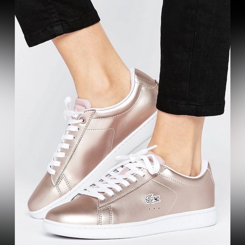 Lacoste Carnaby Evo Rose Gold (Metallic Pink) 7